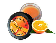 Vaadi Herbals Lip Balm, Orange and Shea Butter, 10g