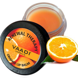 Vaadi Herbals Lip Balm, Orange and Shea Butter, 10g