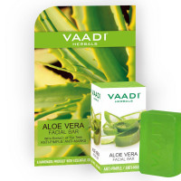 Vaadi Herbals Aloe Vera Facial Bar with Extract of Tea Tree, 25g
