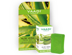 Vaadi Herbals Aloe Vera Facial Bar with Extract of Tea Tree, 25g