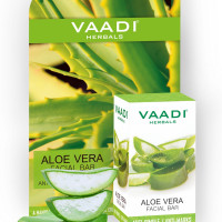Vaadi Herbals Aloe Vera Facial Bar with Extract of Tea Tree, 25g