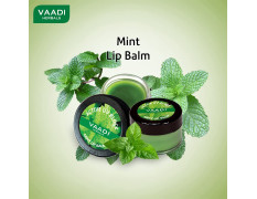 Vaadi Herbals Lip Balm, Mint, 10g