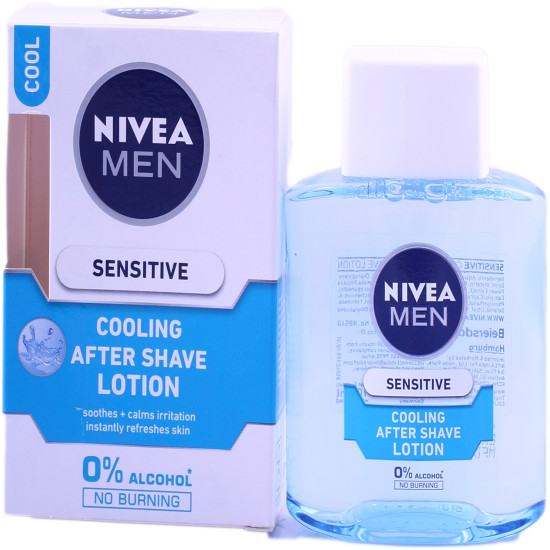 NIVEA MEN Shaving, Sensitive Cooling After Shave Lotion, 100ml