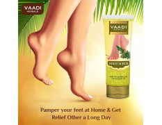 Vaadi Herbals Foot Scrub with Fenugreek and Lemongrass Oil, 110g