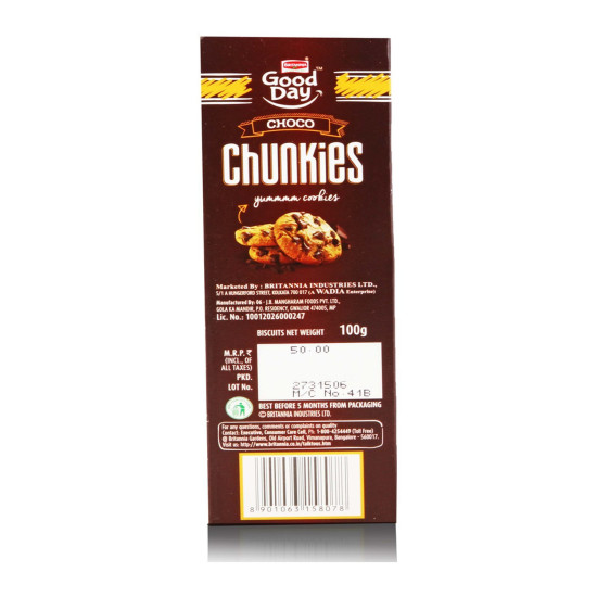 Britannia Good Day - Chunkies, 100g Pack