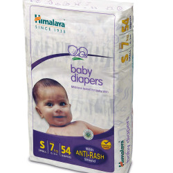 Himalaya Baby Diapers, Small (Upto 7 kg), 54 Count