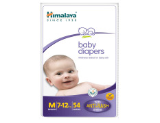 Himalaya Baby Diapers, Medium (5 - 11 kg), 54 Count