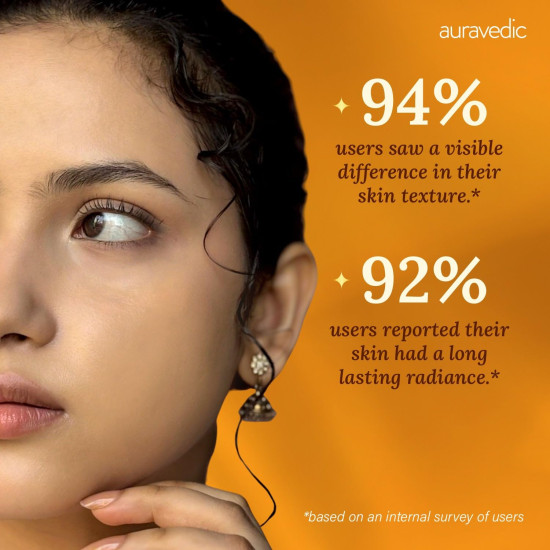 Auravedic Kumkumadi Oil For Face 100 Ml, Kumkumadi Tailam Face Oil For Glowing Skin, Dark Spot Corrector Face Serum