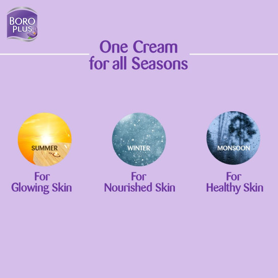 BoroPlus Ayurvedic Antiseptic Cream with 10 super herbs |24 hrs Moisturisation |Glowing Skin|For Face, Hand & Body | Heals and Protects the skin|80ml