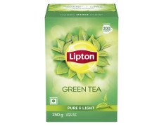 Lipton Pure & Light Loose Green Tea Leaves 250 g Pack, All Natural Flavour, Zero Calories - Improves Metabolism & Reduces Waist
