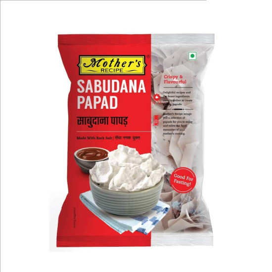 Mothers Recipe Sabudana Papad Pouch, 70 g