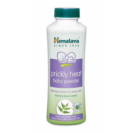 Himalaya Baby Prickly Heat Powder with Vetiver and Neem, Pack of 1 - 200g