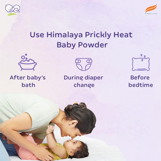 Himalaya Baby Prickly Heat Powder with Vetiver and Neem, Pack of 1 - 200g