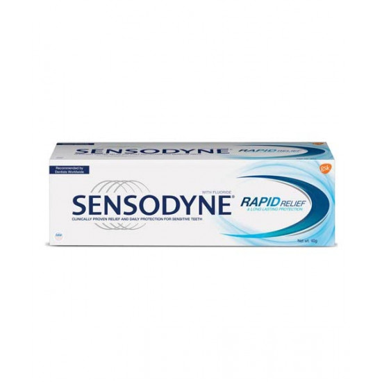 Sensodyne Toothpaste - Rapid Relief (With Fluoride), 40g Tube