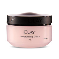Olay Moisturizing Cream |Nourishing and moisturizing ingredients |All day moisture, Improves skin softness and smoothness |Suitable for Normal, Dry, Oily & Combination skin |50 gm