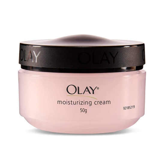 Olay Moisturizing Cream |Nourishing and moisturizing ingredients |All day moisture, Improves skin softness and smoothness |Suitable for Normal, Dry, Oily & Combination skin |50 gm