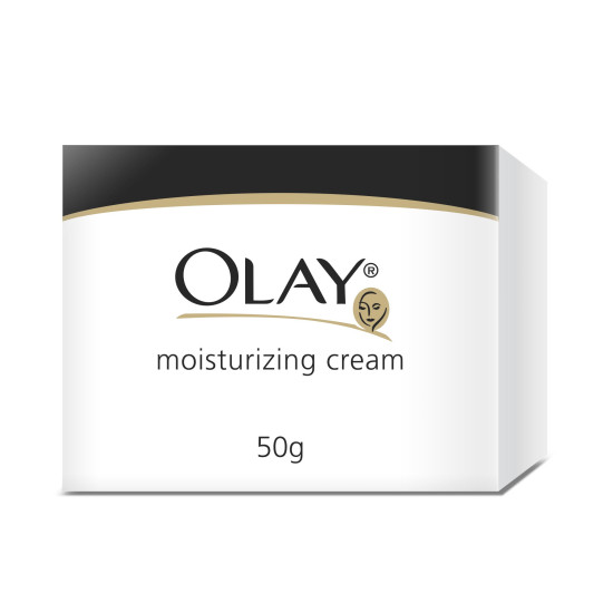 Olay Moisturizing Cream |Nourishing and moisturizing ingredients |All day moisture, Improves skin softness and smoothness |Suitable for Normal, Dry, Oily & Combination skin |50 gm