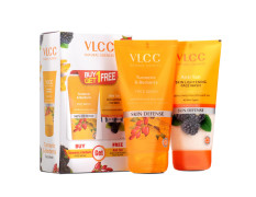 VLCC Turmeric & Berberis Face Wash + Anti Tan Skin Lightening Face Wash -150ml X 2 - Buy One Get One - with Turmeric & Berberis, Mulberry Extract, and Orange Peel Extract