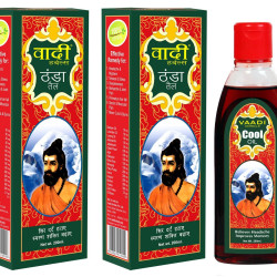 Vaadi Herbals Value Pack of Cool Oil with Triphla and Almond, 200ml x 2