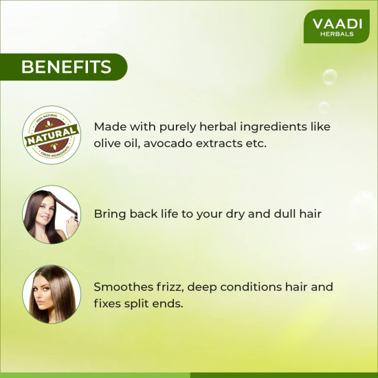 Vaadi Herbals Olive Conditioner with Avocado Extract, 350 ml