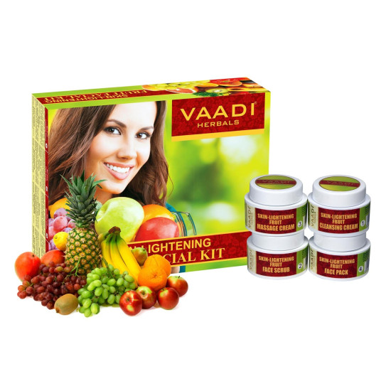 Vaadi Herbals Skin Lightening Fruit Facial Kit, 70g