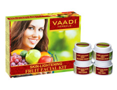 Vaadi Herbals Skin Lightening Fruit Facial Kit, 70g