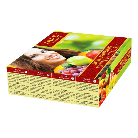 Vaadi Herbals Skin Lightening Fruit Facial Kit, 70g