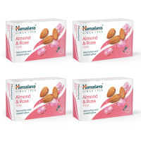Himalaya Herbals Soap, Almond and Rose, 125g (Pack of 4, Save Rupees 20)