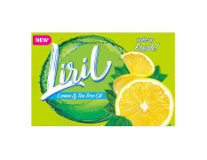 Liril Lemon & Tea Tree Soap, Maintains Oil Balance, Removes Germs For Fresh And Moisturized Skin, 125 g
