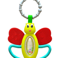 Giggles Funskool My Lil Butterfly Teether Rattle, Multi Color, 4 Months and Above