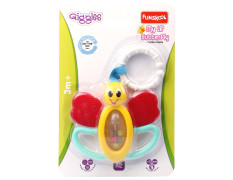 Giggles Funskool My Lil Butterfly Teether Rattle, Multi Color, 4 Months and Above
