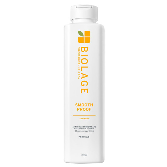Biolage Smooth Proof Anti-Frizz Shampoo |Up to 72HR Frizz Control | With Camellia Oil & Glycerin | For Dry and Frizzy Hair | For Women and Men | Vegan & Cruelty-Free