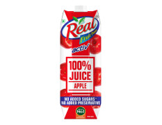 Real Activ 100% Apple Fruit Juice - 1L | No Added Sugars & Preservatives | Rich in Vitamin C | Goodness of Best Apple | Tasty, Refreshing & Energizing Fruit Drink