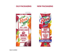 DABUR Real Activ Beetroot Carrot Fruit Juice - 1L | No Added Sugars, No Added Preservatives | For Gut Health | Mix Fruit & Vegetable Juice With Added Fiber | Tasty, Healthy & Refreshing Fruit Drink