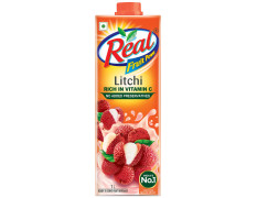 Real Litchi Fruit Juice -1L | Rich in Vitamin C | No Added Preservatives, No Artificial Colors & Flavours | Goodness of Best fruits | Daily Dose of Fruit Nutrition | Tasty, Refreshing & Energising Drink