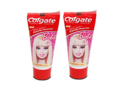 Colgate Kids Barbie Red Toothpaste - 80 G (Pack Of 2) | Fluoride & Strawberry Flavor