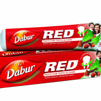 Dabur Red Toothpaste - 50g | World's No.1 Ayurvedic Paste | Fluoride Free| Helps in Bad Breath Treatment, Cavity Protection, Plaque Removal | For Whole Mouth Health| Power of 13 Potent Ayurvedic Herbs