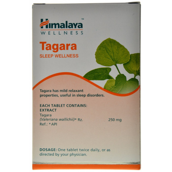 Himalaya Wellness Pure Herbs Tagara Sleep Wellness | Promotes Restful Sleep | - 60 Tablets