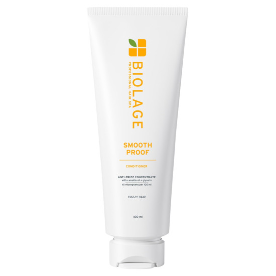 Biolage Smooth Proof Anti-Frizz Conditioner 100ml |Up to 72HR Frizz Control | With Camellia Oil & Glycerin | For Dry and Frizzy Hair | For Women and Men | Vegan & Cruelty-Free