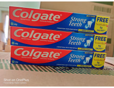 Colgate Toothpaste Dental Cream Strong Teeth - 100Gm (Pack of 3) | Complete Oral Care