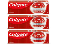 Colgate Toothpaste - Visible White (Sparkling Mint) (50g) (Pack of 3)