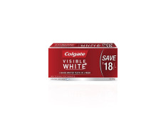 Colgate Toothpaste - Visible White, 2x100g Tube - One Shade Whiter Teeth in One Week