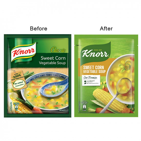 Knorr Classic Vegetable Soup - Sweet Corn, 42g / 44g (Weight May Vary)