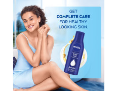 NIVEA Nourishing Body Milk 200ml Body Lotion with Deep Moisture Serum | 48 H Moisturization | With 2X Almond Oil | Smooth and Healthy Looking Skin |For Very Dry Skin