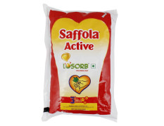 Saffola Active Pro Weight Watchers Edible Oil Pouch, 1l