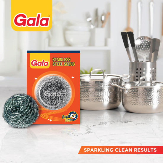 Gala Steel Scrubber Combo Set (Pack of 6) Gala Steel Scrubber Combo Set (Pack of 6)