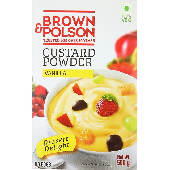 Brown & Polson Vanilla Custard Powder, 500g