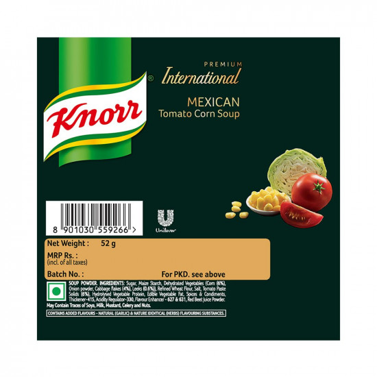 Knorr Mexican Tomato Corn International Soup, 50g / 52g (Weight May Vary)