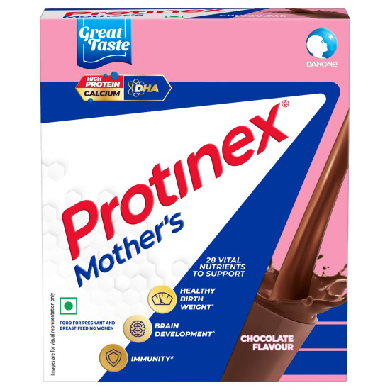 Protinex Mother's Nutritional Mix - (Chocolate Flavor, 200 Gms, BIB) with 28 Vital Nutrients to Support Healthy Birth Weight, Brain Development & Immunity