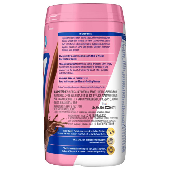 Protinex Mother'S Nutritional Mix - (Chocolate Flavor,400 Gms,Jar) With 28 Vital Nutrients To Support Healthy Birth Weight,Brain Development & Immunity,Soy,16 Servings